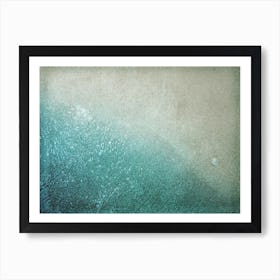 Blue And Green Sea Art Print