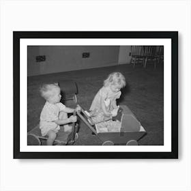 Children Of Agricultural Laborers Playing At The Wpa (Work Projects Administration) Nursery School At The 1 Art Print