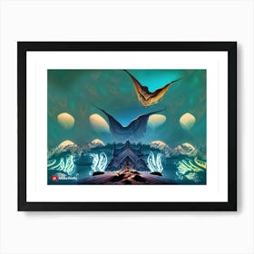 Dragons In The Sky Art Print