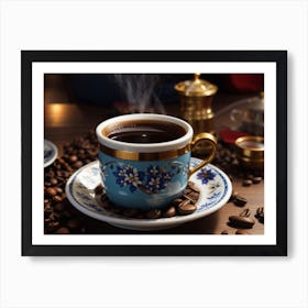 Turkish coffee in ottoman history Art Print