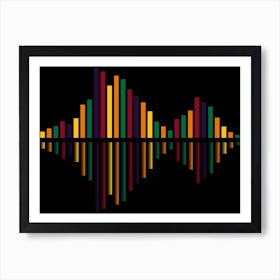 Rhythm of the Music Colorful Art Print