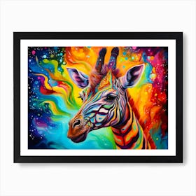 Rainbow Raff Art Print