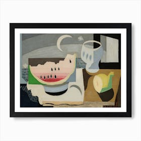 La Tranche De Pastèque, Louis Marcoussis Art Print