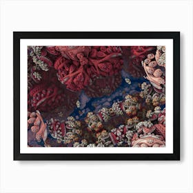 Fractals 3d Graphics Designs 1 Art Print