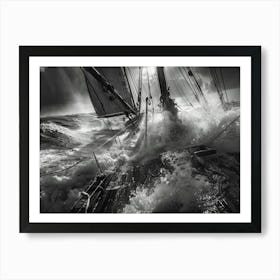 Stormy Seas 8 Art Print