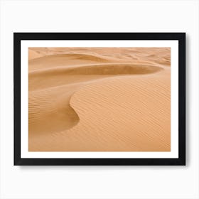 Sand Dune In Mauritania Art Print