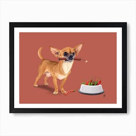 Spicy (Colour) Art Print