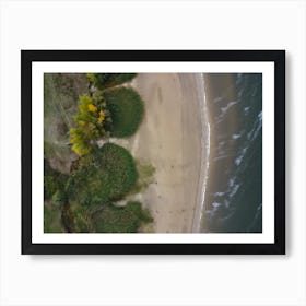 River Top View Art Print. Volga River Art Prints Art Print