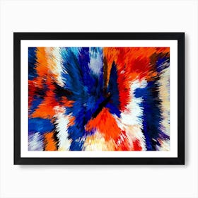 Acrylic Extruded Painting 22 Art Print