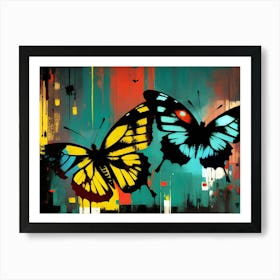 Butterfly Painting 208 Art Print