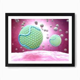 Cholesterol Ldl Particle 14 Art Print