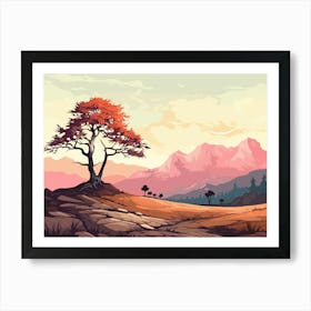 Landscape Painting 2 Art Print