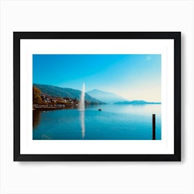 Fountain Lake Art Print