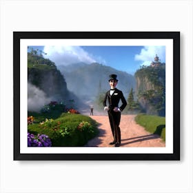 Man In A Top Hat Art Print