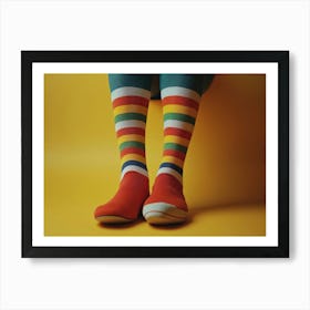 Colorful Socks Art Print