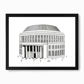 Manchester Central Library Art Print