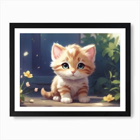 Cute Kitten 5 Art Print