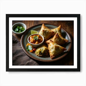 Indian Samosas 1 Art Print