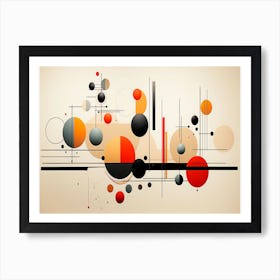 Abstract Circles 11 Art Print