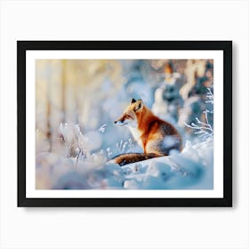 Silent Watcher – Serenity in the Winter Wilderness Art Print