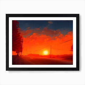 Sunset 1 Art Print