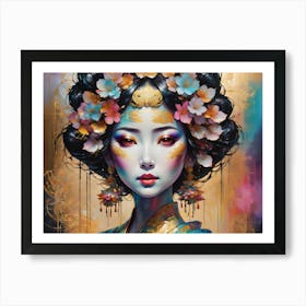 Geisha 3 Art Print