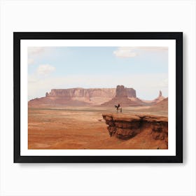 Monument Valley Cowboy Art Print