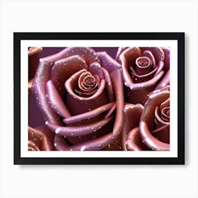 Purple Roses 2 Art Print
