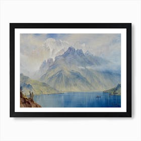 Lake In The Mountains Art Print