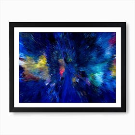 Acrylic Extruded Painting 397 Art Print