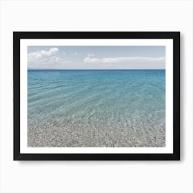 Turquoise Sea In Calabria, Italy Art Print