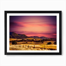 Through The Fields Of Tranquility Art Print