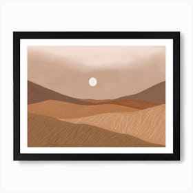 Desert Landscape Art Print