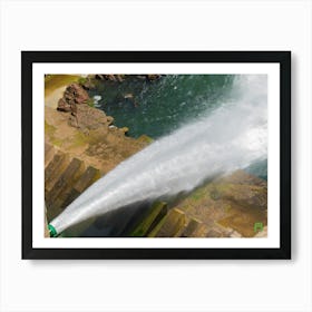 Water Spraying From A Dam 20220402 157ppub Art Print