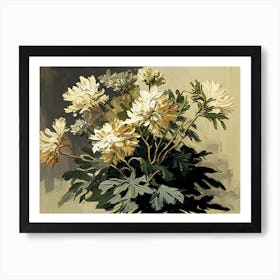 Chrysanthemums Art Print