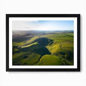 Aerial View Of The Dales 24 Art Print