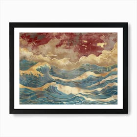 Ocean Waves 2 Art Print