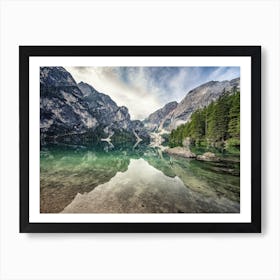 Mountains Lake Art Print