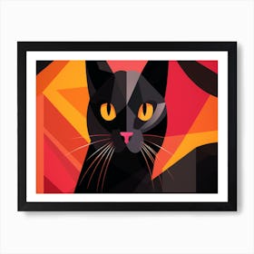 Black Cat 6 Art Print