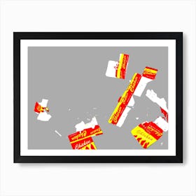 Discarded Chicken Boxes Art Print
