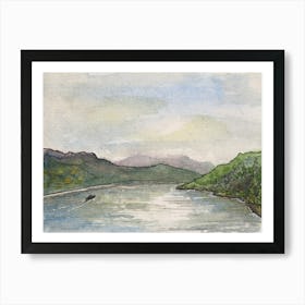 Loch Ness 31st July 2024 Art Print