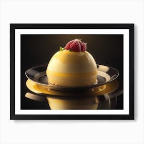 Custard Pudding Art Print