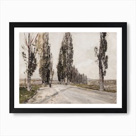 Road With Trees Art Print