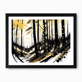 Forest Path 50 Art Print