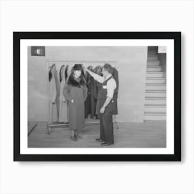 Untitled Photo, Possibly Related To Ladies Coats Manufactured At The Cooperative Garment Factory Art Print