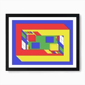 Penrose Bedroom Art Print