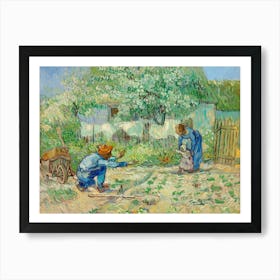 First Steps, After Millet (1890), Vincent Van Gogh Art Print