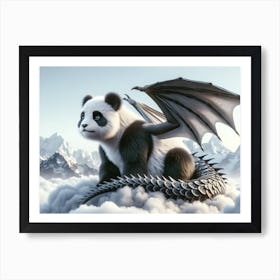 Panda-Dragon Fantasy 1 Art Print