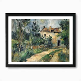 Quiet Contemplation Painting Inspired By Paul Cezanne Art Print