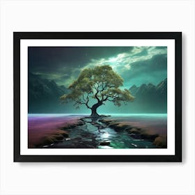 Lone Tree 3 Art Print